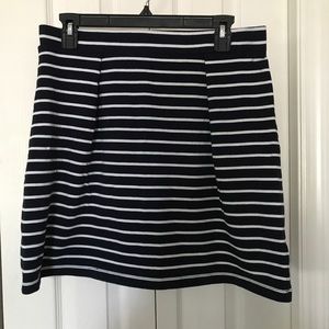 Cotton Striped Skirt